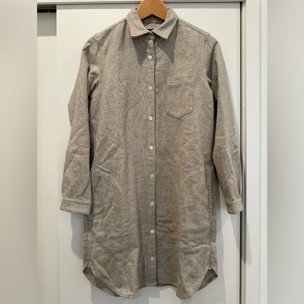 Steven Alan Wool Shirt Dress - XS